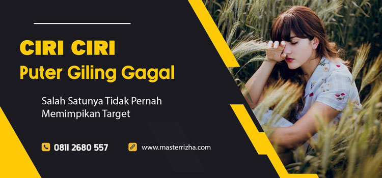 Ciri Ciri Puter Giling Gagal